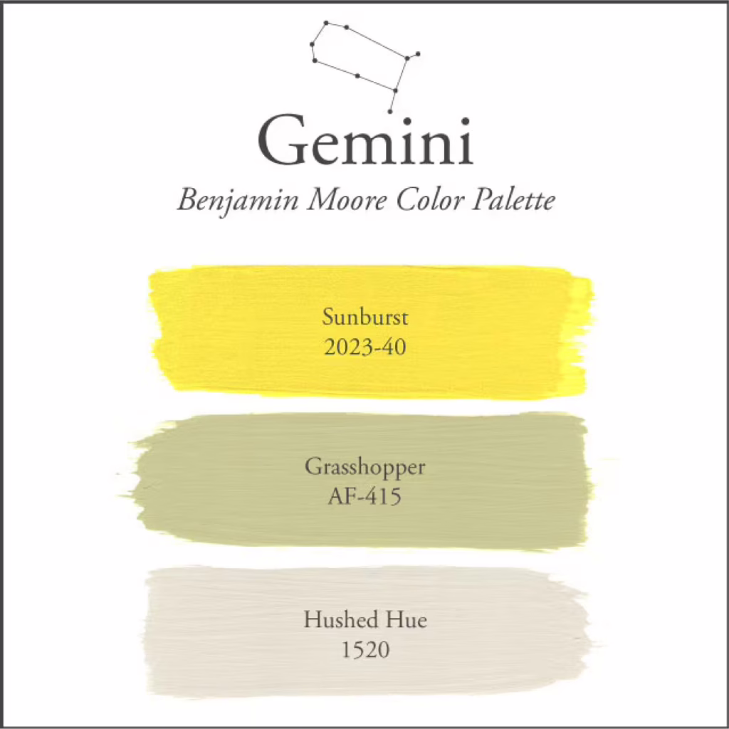 สีทาบ้านตามราศีเมถุน โทนสีสดใส เสริมการสื่อสาร จาก Benjamin Moore