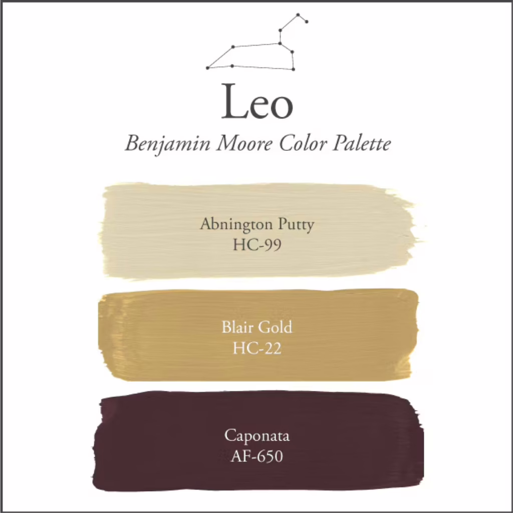 สีทาบ้านตามราศีสิงห์ โทนสีสง่างาม เสริมบารมี จาก Benjamin Moore