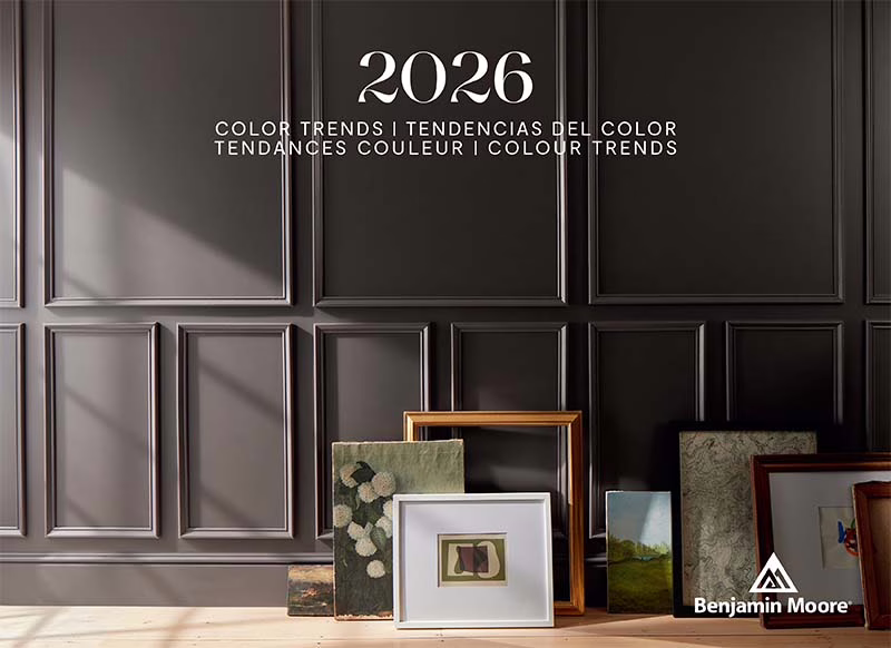 Benjamin Moore Color Trends 2026 Brochure รวมเฉดสีประจำปี 2026 เฉดสีแต่งบ้านสวย