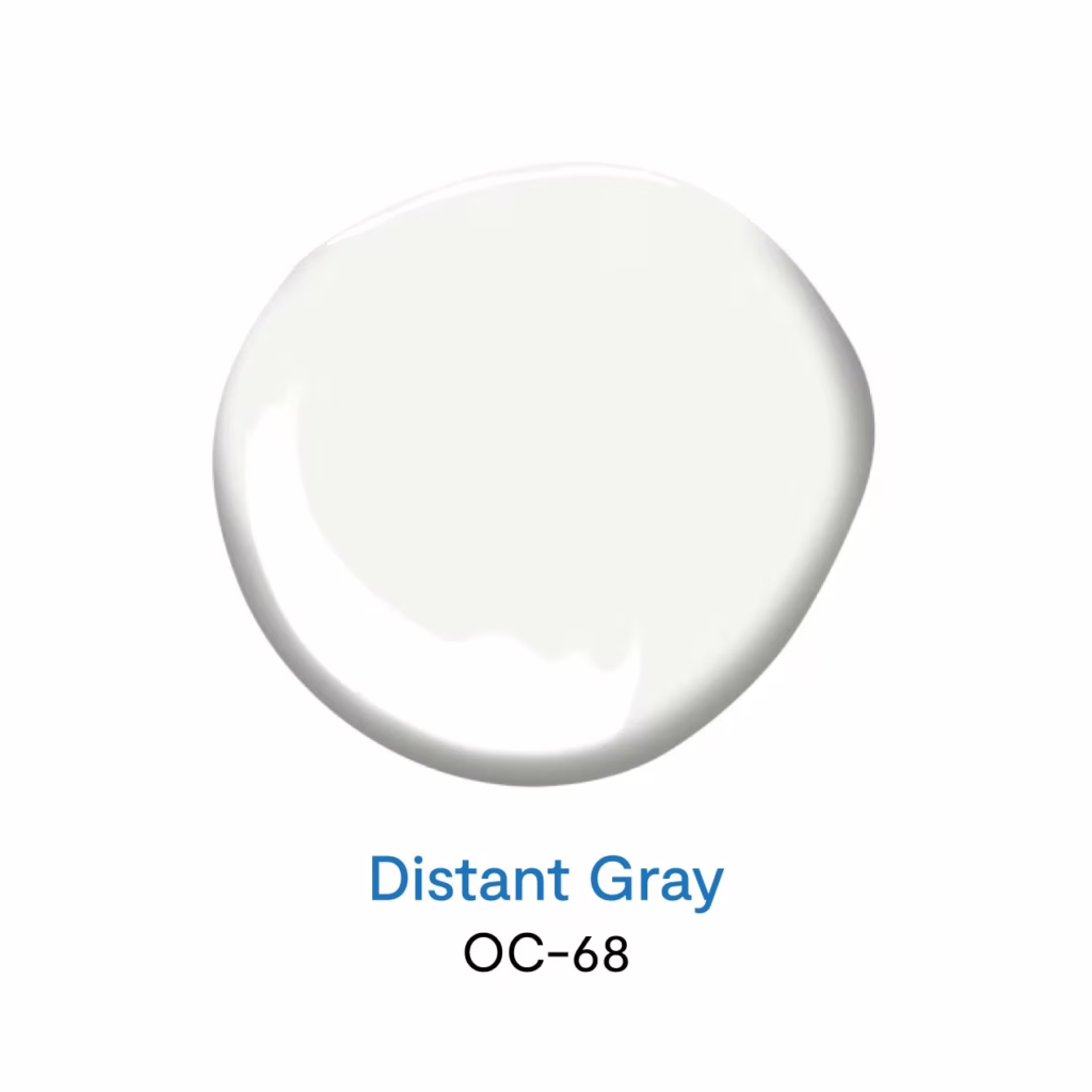 Distant Gray OC-68 สีทาบ้านสีขาวยอดนิยม จาก Benjamin Moore