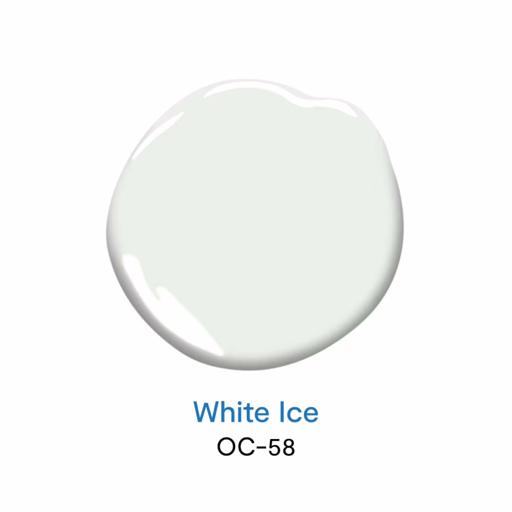 White Ice OC-58 สีทาบ้านสีขาว จาก Benjamin Moore