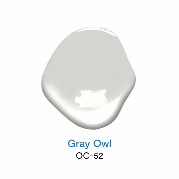 Gray Owl OC-52 สีทาห้องครัวยอดนิยม จาก Benjamin Moore