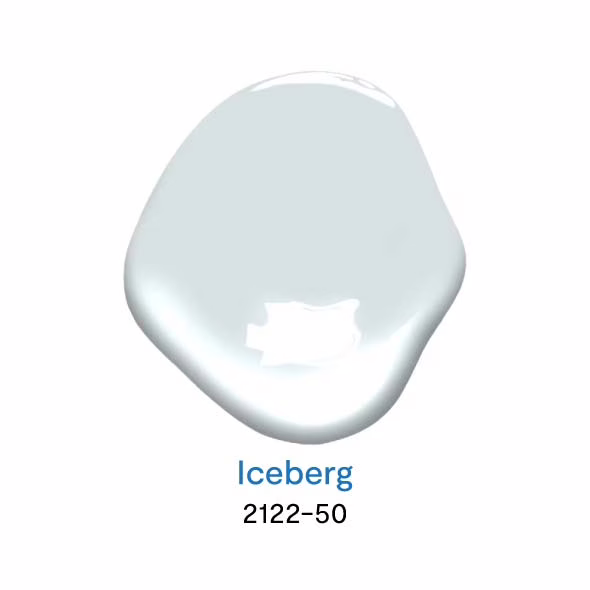 Icerberg 2122-50 สีทาบ้านสีฟ้า สีฟ้ายอดนิยม จาก Benjamin Moore