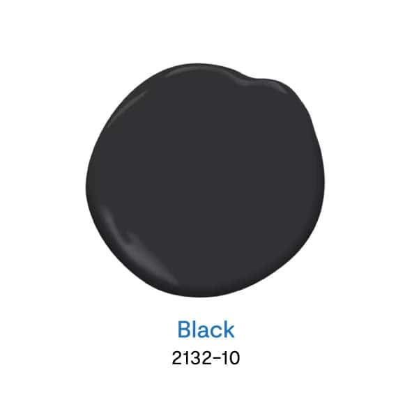 Black 2132-10 สีดำยอดนิยม จาก Benjamin Moore