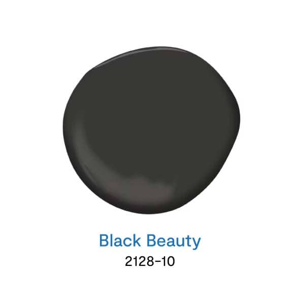Black Beauty 2128-10 สีดำยอดนิยม จาก Benjamin Moore