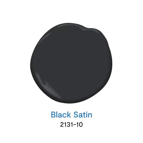 Black Satin 2131-10 สีดำยอดนิยม จาก Benjamin Moore