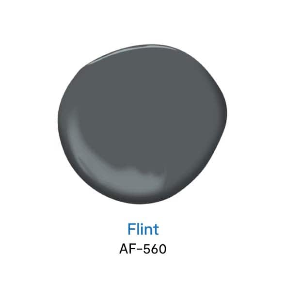 Flint AF-560 สีดำยอดนิยม จาก Benjamin Moore