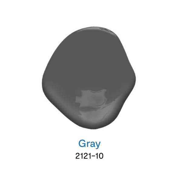 Gray 2121-10 สีดำยอดนิยม จาก Benjamin Moore