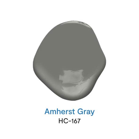 Amherst Gray HC-167 สีเทายอดนิยม จาก Benjamin Moore