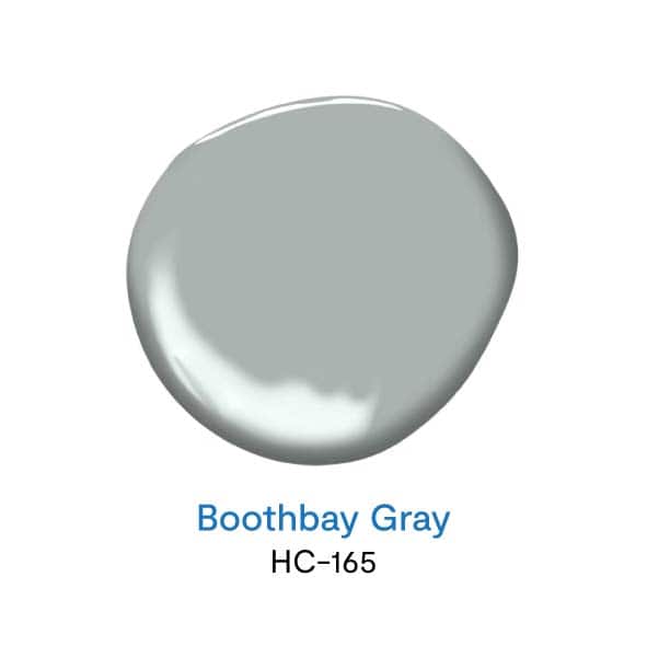 Boothbay Gray HC-165 สีเทายอดนิยม จาก Benjamin Moore