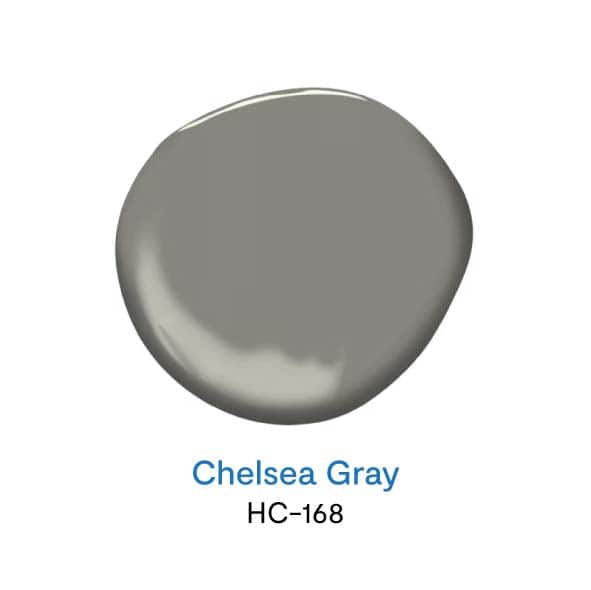 Chelsea Gray HC-168 สีเทายอดนิยม จาก Benjamin Moore