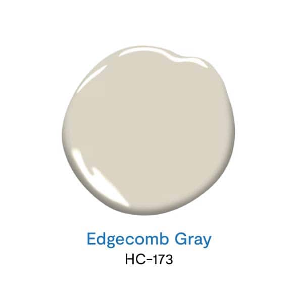 Edgecomb Gray HC-173 สีเทายอดนิยม จาก Benjamin Moore
