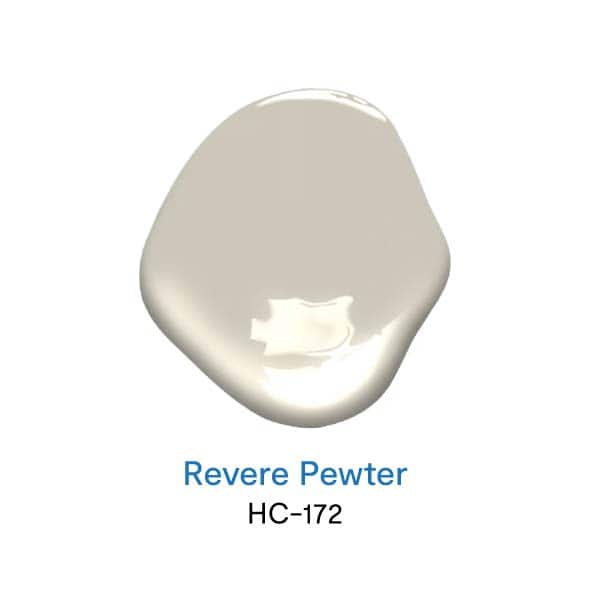 Revere Pewter HC-172 สีเทายอดนิยม จาก Benjamin Moore