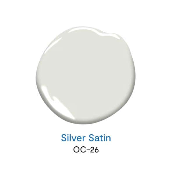 Silver Satin OC-26 สีเทายอดนิยม จาก Benjamin Moore
