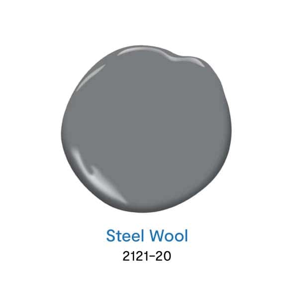 Steel Wool 2121-20 สีเทายอดนิยม จาก Benjamin Moore