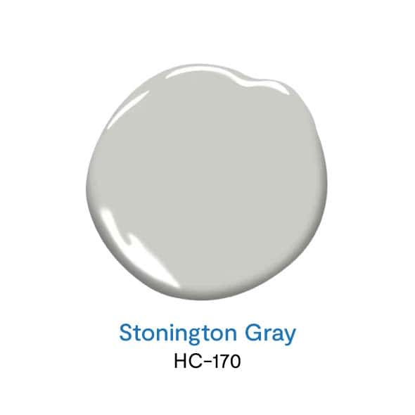 Stonington Gray HC-170 สีเทายอดนิยม จาก Benjamin Moore
