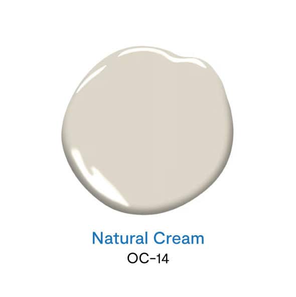 Natural Cream OC-14 สีเทาเบจยอดนิยม จาก Benjamin Moore