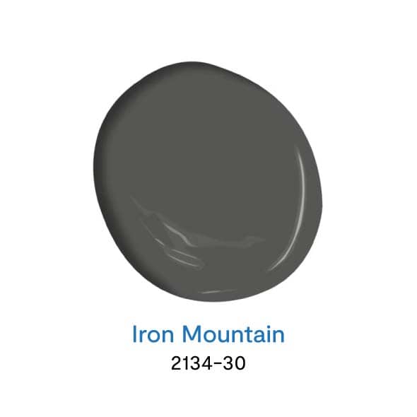 Iron Mountain 2134-30 สีดำยอดนิยม จาก Benjamin Moore