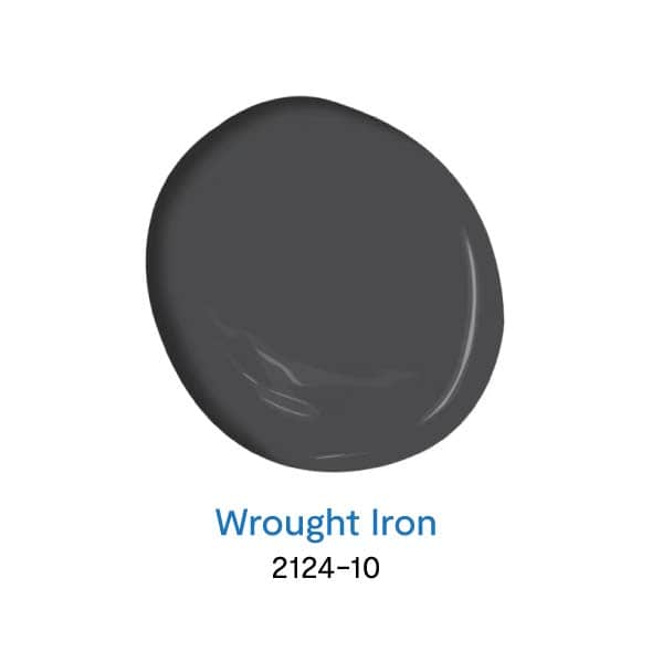 Wrought Iron 2124-10 สีดำยอดนิยม จาก Benjamin Moore
