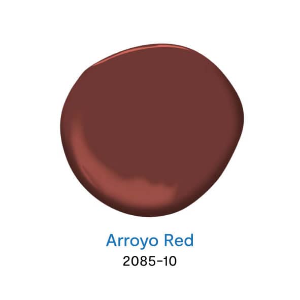 Arroyo Red 2085-10 สีทาบ้านสีแดงยอดนิยม จาก Benjamin Moore