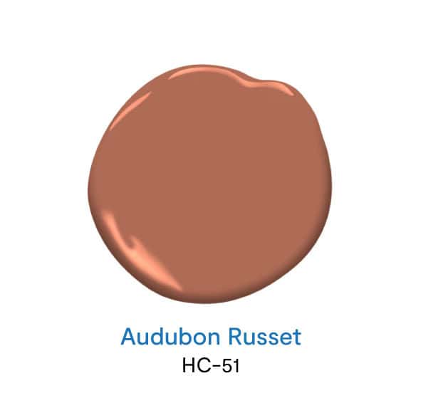 Audubon Russet HC-51 สีทาบ้านสีแดงยอดนิยม จาก Benjamin Moore