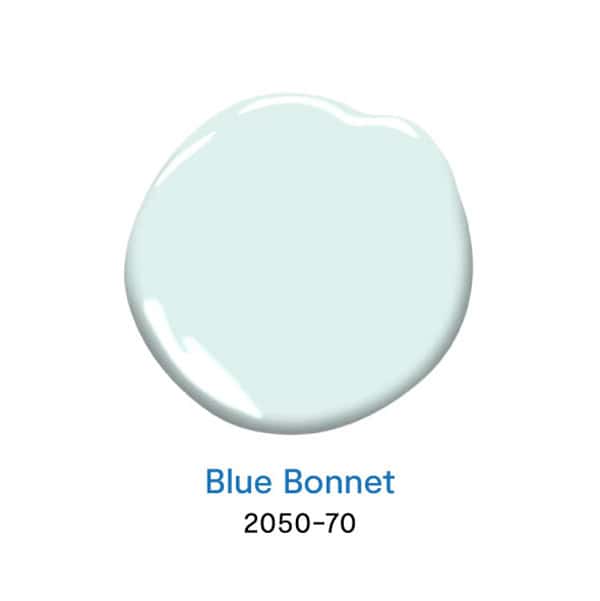 Blue Bonnet 2050-70 สีทาบ้านสีพาสเทล จาก Benjamin Moore