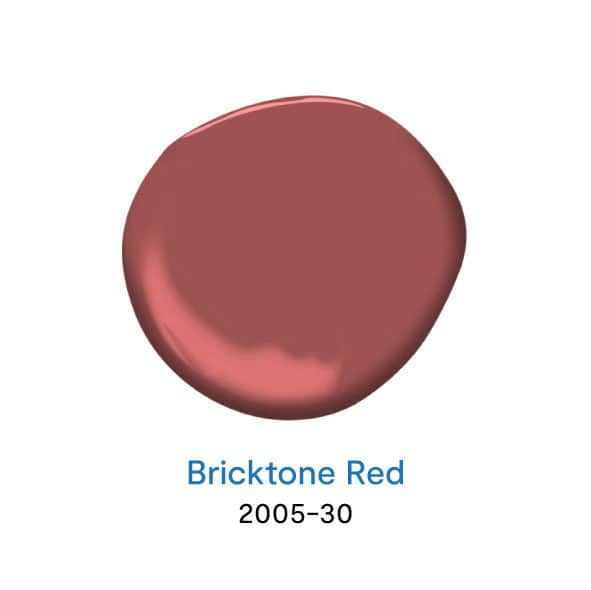 Brickstone Red 2005-30 สีทาบ้านสีแดงยอดนิยม จาก Benjamin Moore