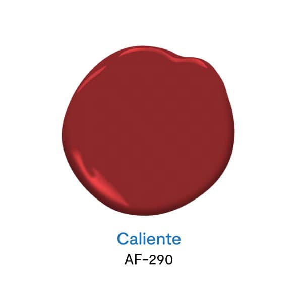 Caliente AF-290 สีทาบ้านสีแดงยอดนิยม จาก Benjamin Moore