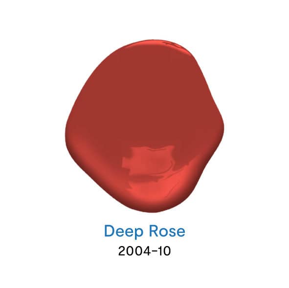 Deep Rose 2004-10 สีทาบ้านสีแดงยอดนิยม จาก Benjamin Moore