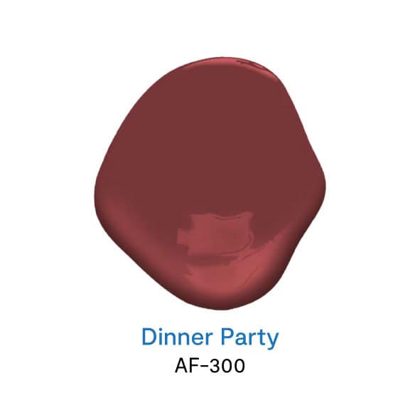 Dinner Party AF-300 สีทาบ้านสีแดงยอดนิยม จาก Benjamin Moore