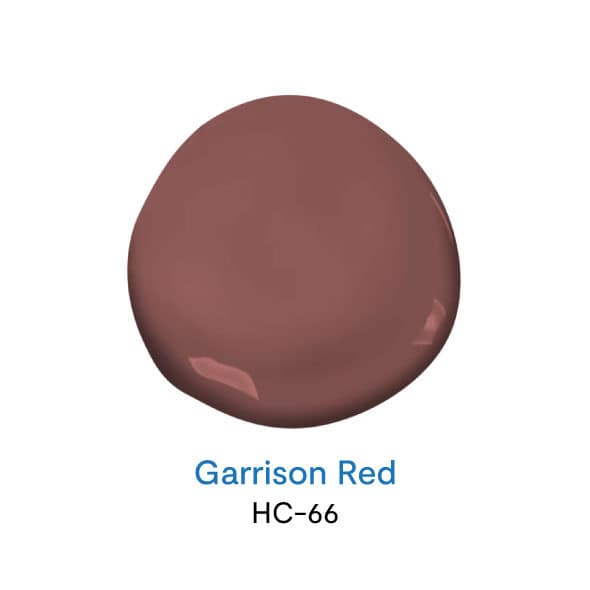 Garrison Red HC-66 สีทาบ้านสีแดงยอดนิยม จาก Benjamin Moore
