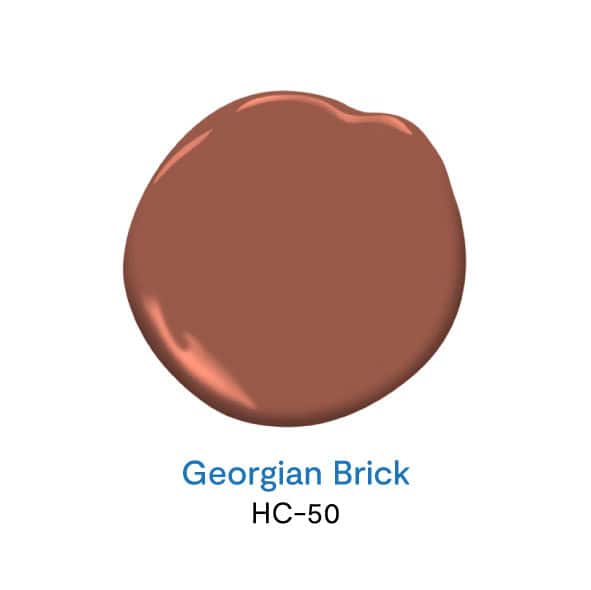 Georgian Brick HC-50 สีทาบ้านสีแดงยอดนิยม จาก Benjamin Moore