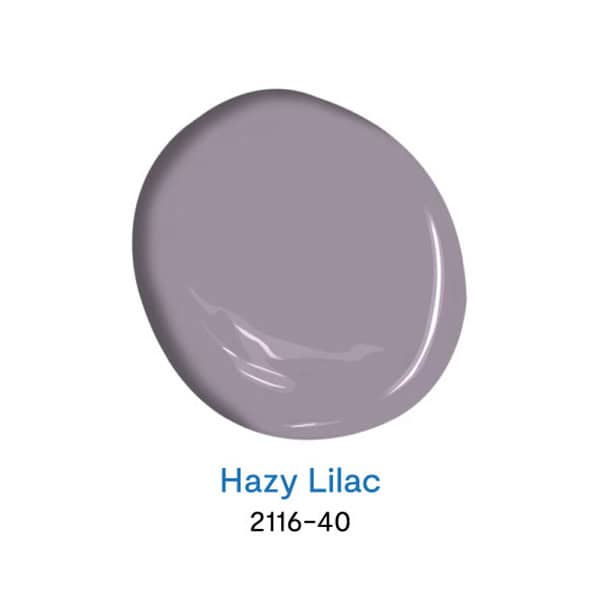Hazy Lilac 2116-40 สีทาบ้านสีพาสเทล จาก Benjamin Moore