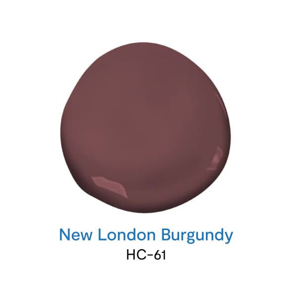 New London Burgundy HC-61 สีทาบ้านสีแดงยอดนิยม จาก Benjamin Moore