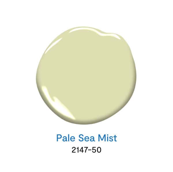 Pale Sea Mist 2147-50 สีทาบ้านสีพาสเทล จาก Benjamin Moore