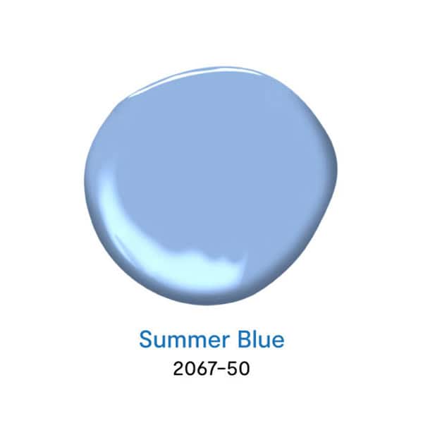 Summer Blue 2067-50 สีทาบ้านสีพาสเทล จาก Benjamin Moore