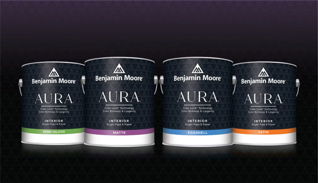 สีทาภายในรุ่น Aura จาก Benjamin Moore สีทาบ้านคุณภาพสูง ด้วย Color Lock Technology ให้สีสวยงามมีมิติ ทนทานยาวนาน