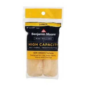 ลูกกลิ้งทาสี High Capacity Mini Rollers 1/2" ขนาด 4 นิ้ว แพค 2 ชิ้น ยี่ห้อ Benjamin Moore