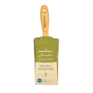 แปรงทาสีหัวตัดตรง Nylon/Polyester Varnish Flat Sash ขนาด 3 นิ้ว ยี่ห้อ Benjamin Moore