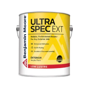สีทาภายนอก Benjamin Moore Ultra Spec EXT Low Lustre W455 สีอะคริลิกผิวเงาต่ำ